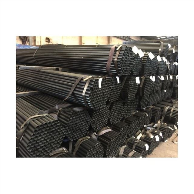 Černá žíhaná kulatá trubka pro různý nábytek